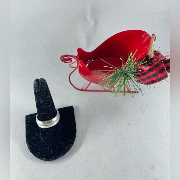 🎉❤️HOST PICK ❤️🎉 Mens Ring Band Brushed Finish Size 10 EPC Wedding Jewel… - Picture 1 of 5